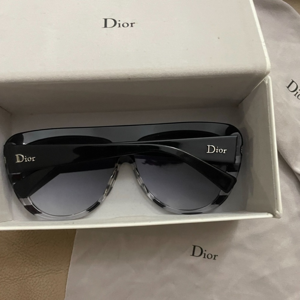 2000s Christian Dior Stripe Cat-Eve
Sunglasses